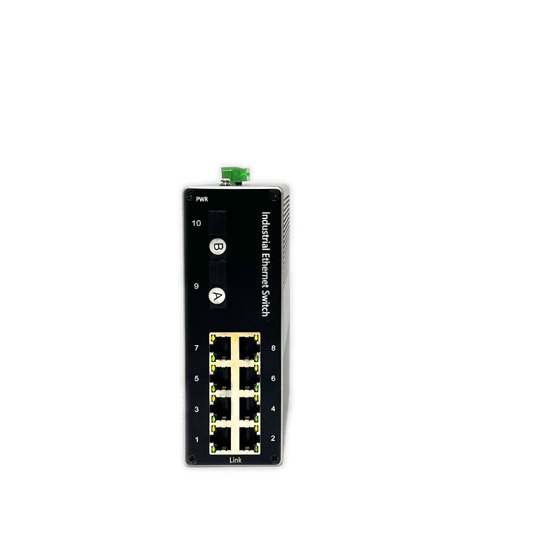 8-10/100Base-TX PoE+2*1G SFP Gigabit unmanaged Seamless redundant ring network Industrial PoE Switch