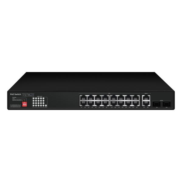 20 Ports Full Giga PoE Switch 